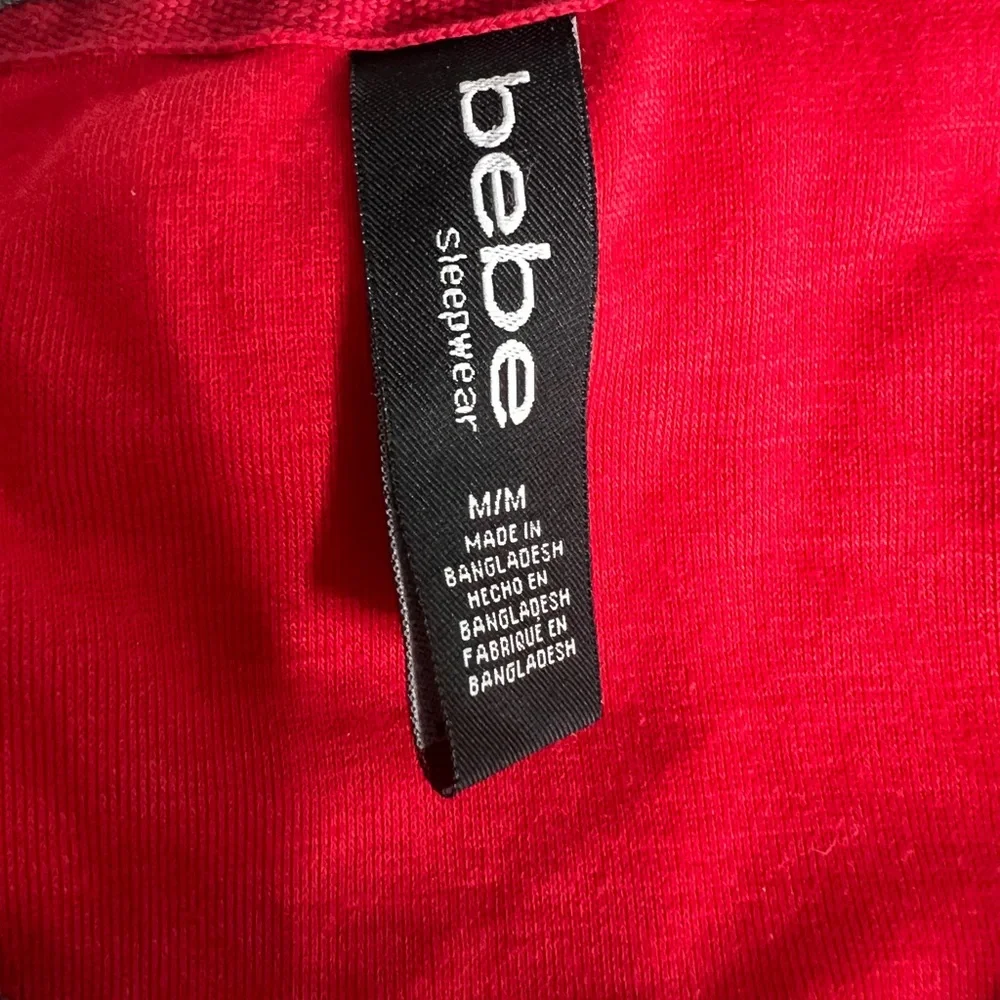 Bebe Festive Red Snowflake PJ Dress - Picture 2 of 2